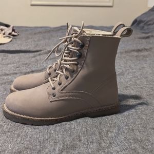 Taupe birkenstock shirling boots 39